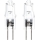 SET 2x Heavy-duty bulb G4/10W/12V 2700K - Aigostar