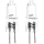 SET 2x Heavy-duty bulb G4/20W/12V 2700K - Aigostar