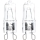SET 2x Heavy-duty bulb G9/40W/230V 2700K - Aigostar