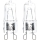 SET 2x Heavy-duty bulb G9/40W/230V 2700K - Aigostar