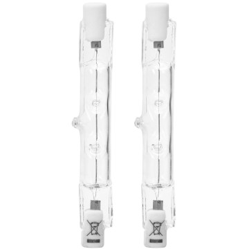 SET 2x Heavy-duty bulb J78 R7s/120W/230V 2900K - Aigostar