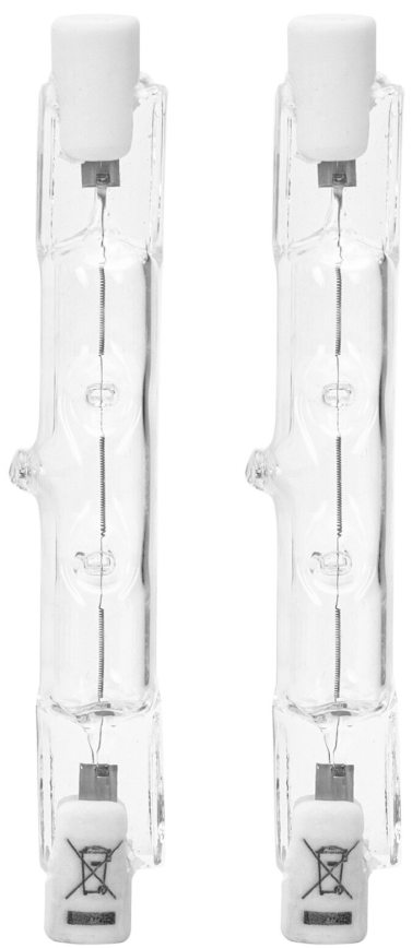 SET 2x Heavy-duty bulb J78 R7s/80W/230V 2900K - Aigostar