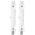SET 2x Heavy-duty bulb J78 R7s/80W/230V 2900K - Aigostar