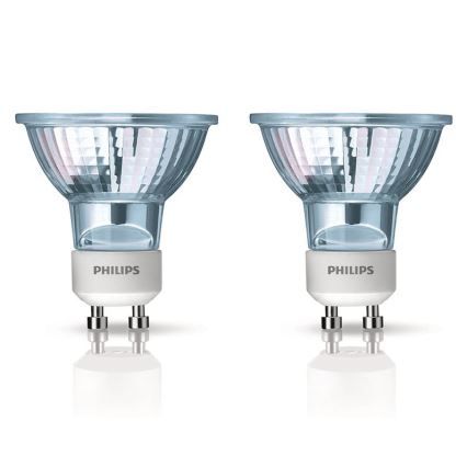 SET 2x Heavy-duty bulb Philips HALOGEN GU10/35W/230V 2800K