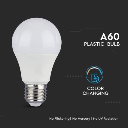 SET 2x LED Bulb A60 E27/9W/230V 3000/4000/6400K
