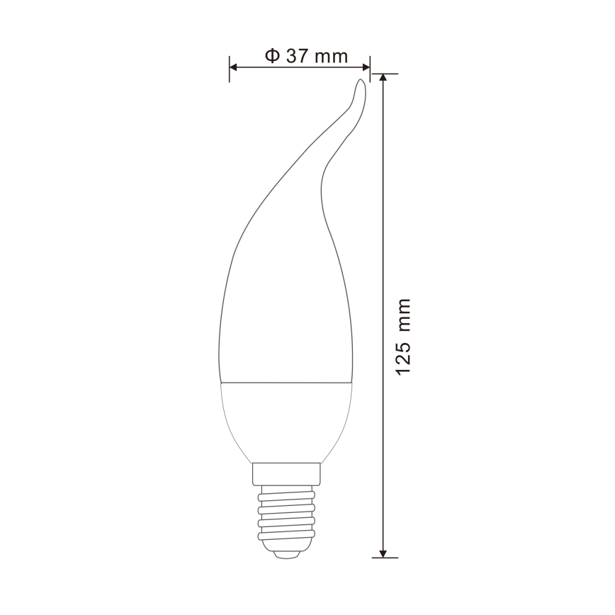 SET 2x LED Bulb E14/3W/230V 3000K - Globo