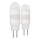 SET 2x LED bulb G4/1,3W 3000K - Eglo 11454