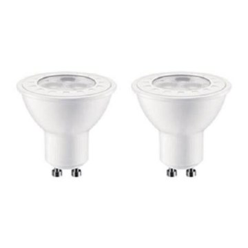 SET 2x LED Bulb PAR16 GU10/4,7W/230V 2700K - Attralux