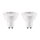 SET 2x LED Bulb PAR16 GU10/4,7W/230V 2700K - Attralux