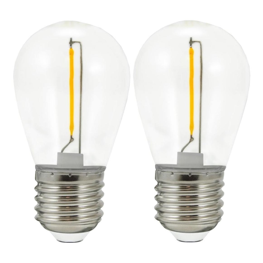 SET 2x LED Bulb PARTY E27/0,3W/36V