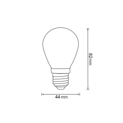 SET 2x LED Bulb PARTY E27/0,3W/36V red