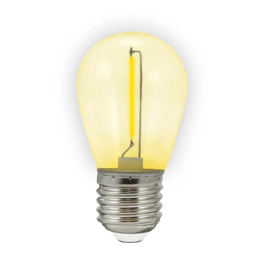 SET 2x LED Bulb PARTY E27/0,3W/36V yellow