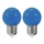SET 2x LED Bulb PARTY E27/0,5W/36V blue 3000K