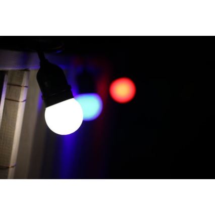 SET 2x LED Bulb PARTY E27/0,5W/36V blue 3000K