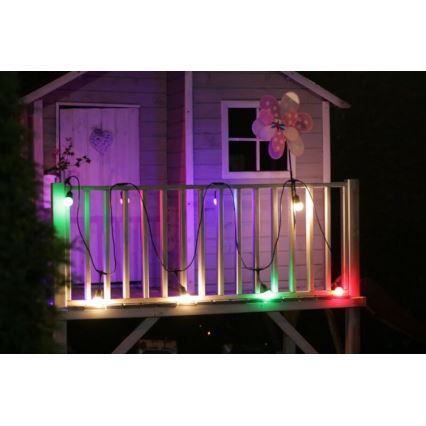 SET 2x LED Bulb PARTY E27/0,5W/36V red 3000K