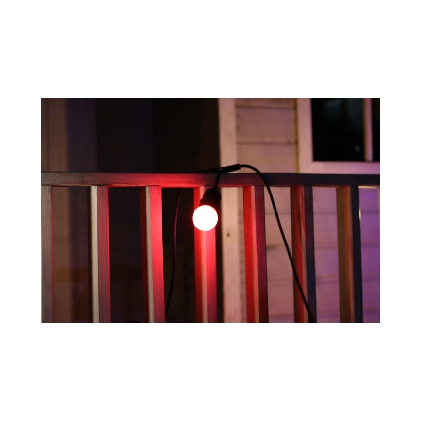 SET 2x LED Bulb PARTY E27/0,5W/36V red 3000K