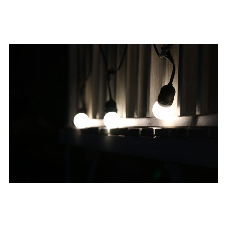 SET 2x LED Bulb PARTY E27/0,5W/36V white 3000K