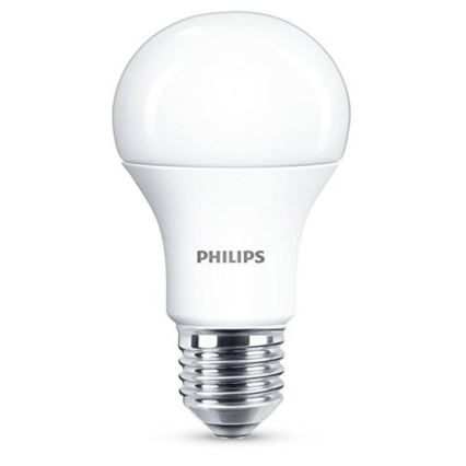 SET 2x LED Bulb Philips A60 E27/11W/230V 2700K