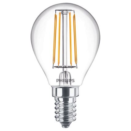 SET 2x LED Bulb VINTAGE Philips E14/4,3W/230V 2700K