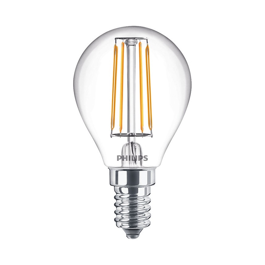 SET 2x LED Bulb VINTAGE Philips E14/4,3W/230V 2700K