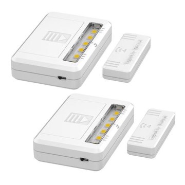 SET 2x LED Cabinet lighting LED/0,5W/2xAAA
