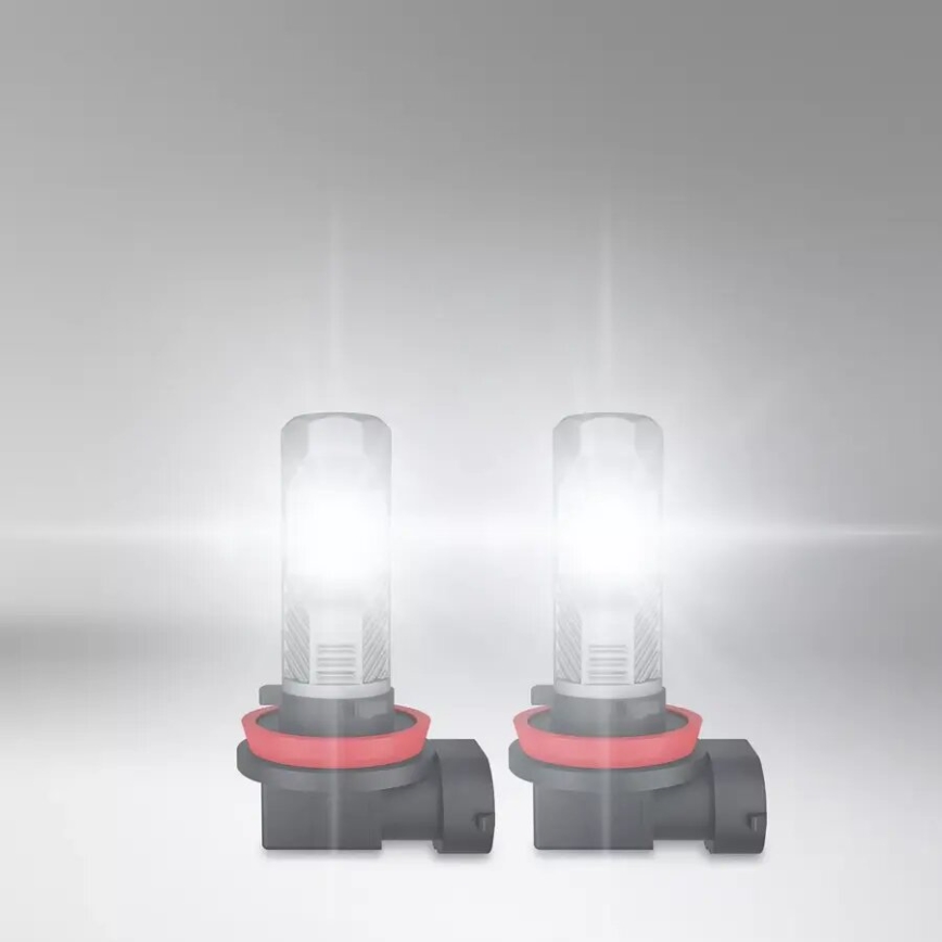SET 2x LED Car bulb H8/H11/H16 PGJ19-X/8,2W/12V 6000K - Osram