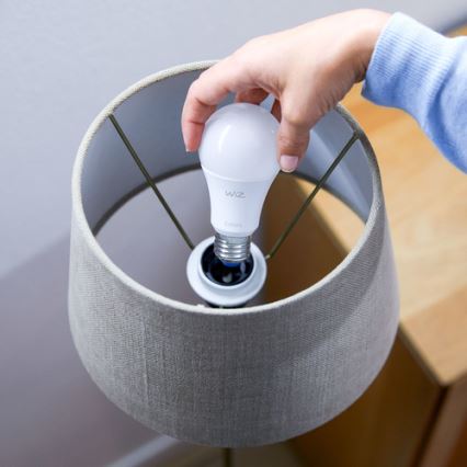 SET 2x LED Dimmable bulb A60 E27/8W/230V 2700-6500K CRI 90 Wi-Fi - WiZ