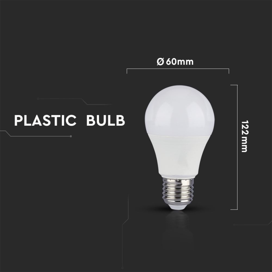 SET 2x LED Dimmable bulb A60 E27/9W/230V 4000K