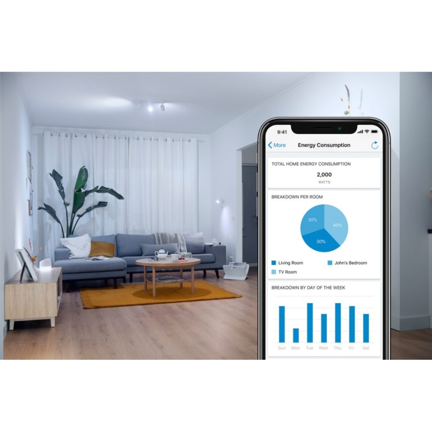 SET 2x LED Dimmable bulb C37 E14/4,9W/230V 2700-6500K CRI 90 Wi-Fi - WiZ