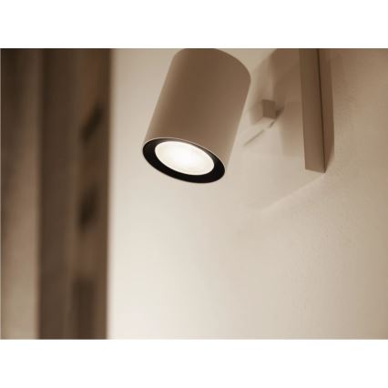 SET 2x LED Dimmable bulb Philips Hue WHITE GU10/4,2W/230V 2700K