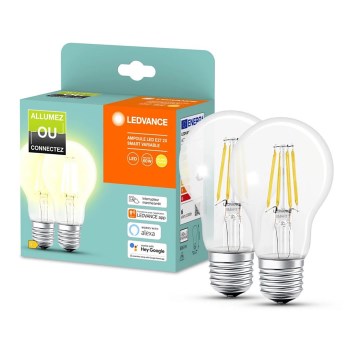 SET 2x LED Dimmable bulb SMART+ A60 E27/6W/230V 2700K - Ledvance
