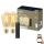 SET 2x LED Dimmable bulb ST64 E27/7W/230V 2000-5000K CRI 90 Wi-Fi + remote control - WiZ