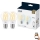 SET 2x LED Dimmable bulb VINTAGE FILAMENT A60 E27/6,7W/230V 2700-6500K CRI 90 Wi-Fi - WiZ