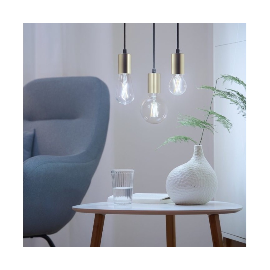 SET 2x LED Dimmable bulb VINTAGE FILAMENT A60 E27/6,7W/230V 2700-6500K CRI 90 Wi-Fi - WiZ