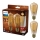 SET 2x LED Dimmable bulb VINTAGE Philips ST64 E27/4,2W/230V 2200K