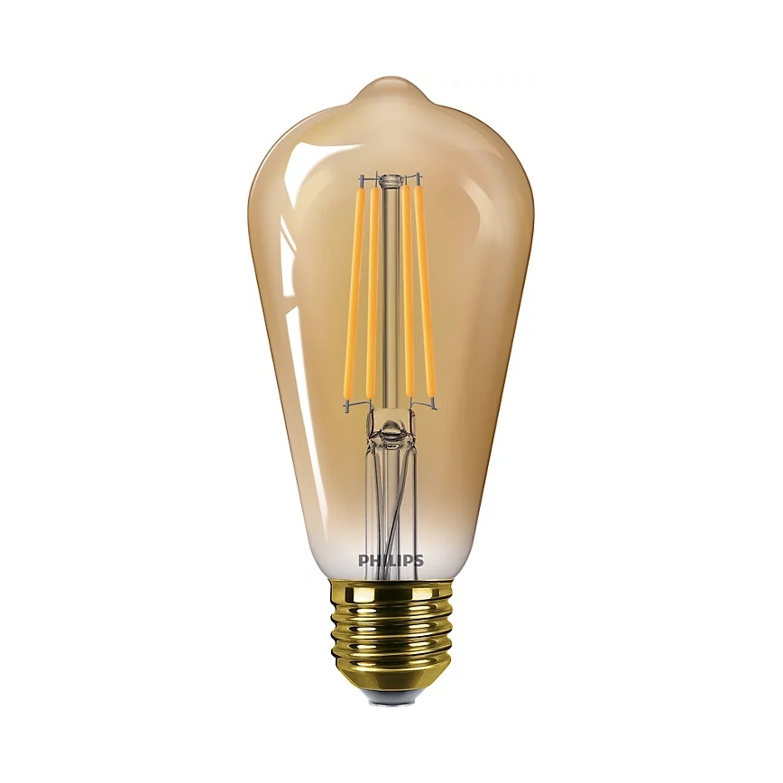 SET 2x LED Dimmable bulb VINTAGE Philips ST64 E27/4,2W/230V 2200K