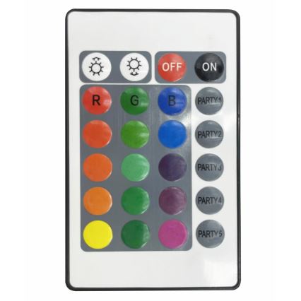 SET 2x LED RGB Dimmable decorative light FESTA 3xAAA/4,5V + remote control