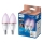 SET 2x LED RGB Dimmable bulb Philips SMART C37 E14/4,9W/230V 2200-6500K CRI 90