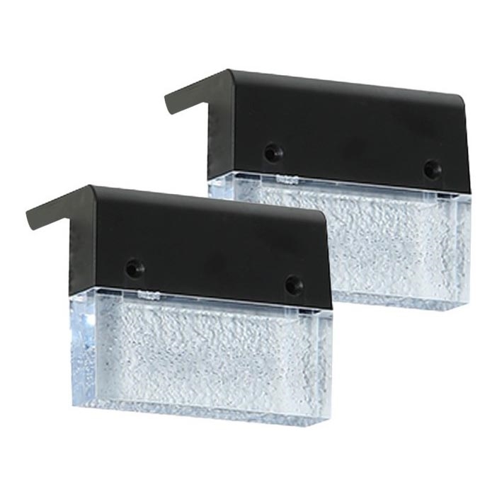 SET 2x LED RGB Solar wall light LED/1W/1,2V 3500K IP65