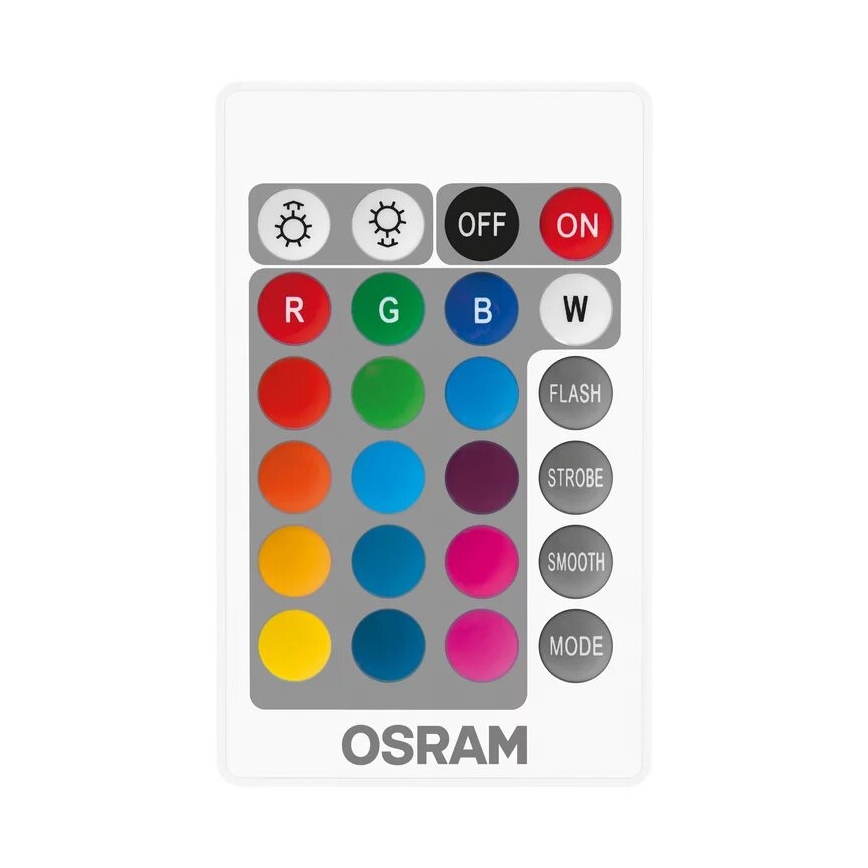 SET 2x LED RGBW Dimmable bulb B38 E14/4,9W/230V 2700K + remote control - Osram