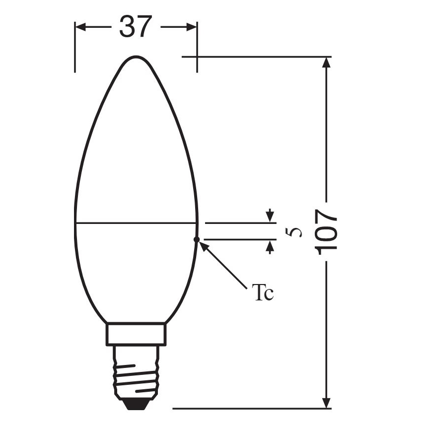 SET 2x LED RGBW Dimmable bulb B38 E14/4,9W/230V 2700K + remote control - Osram