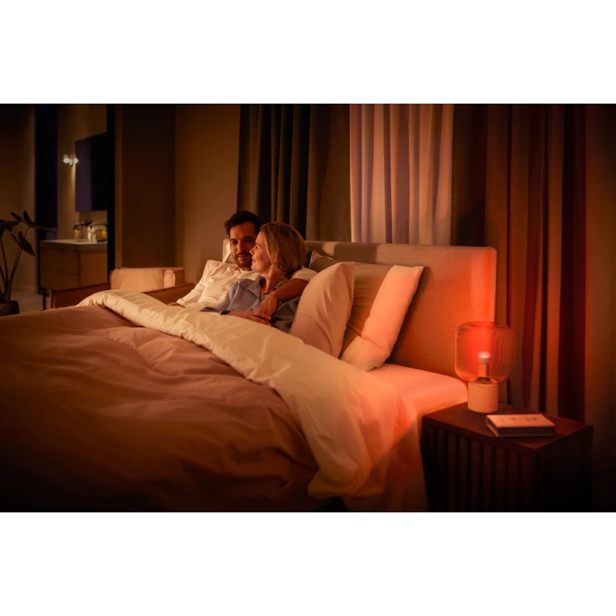 SET 2x LED RGBW Dimmable bulb Philips Hue White And Color Ambiance P45 E14/5,1W/230V 2000-6500K