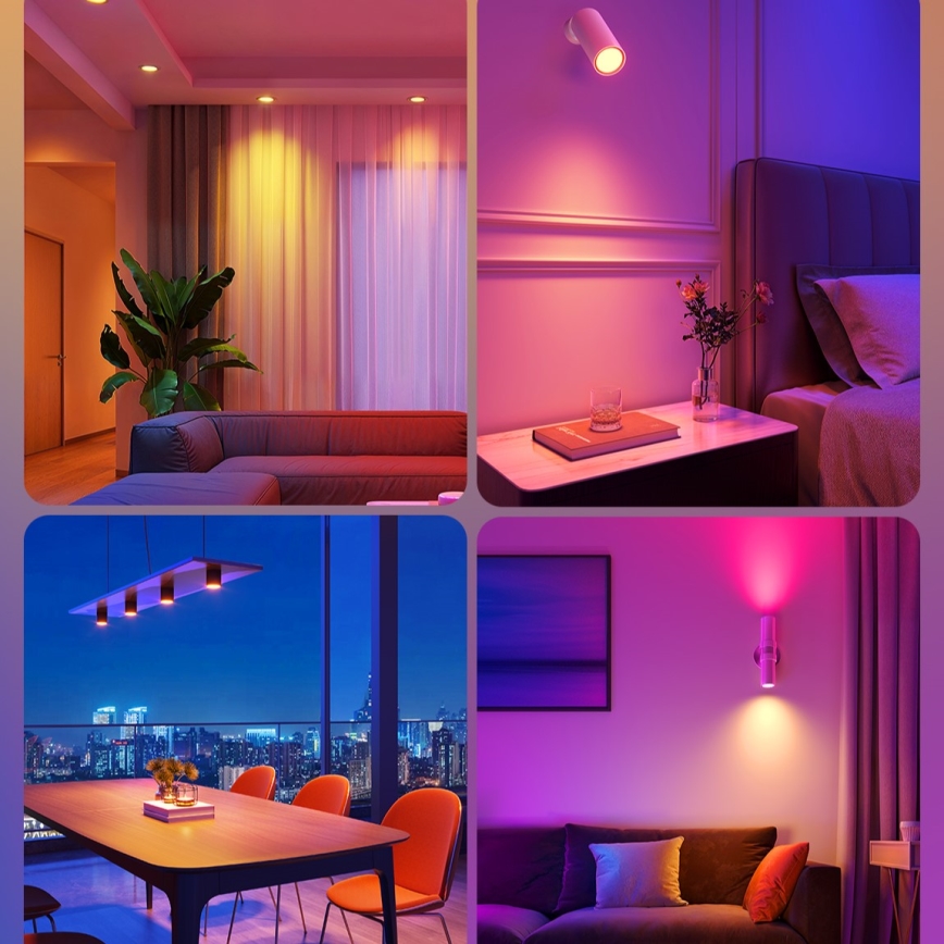 SET 2x LED RGBWW Dimmable bulb GU10/4,8W/230V 2700-6500K Wi-Fi - Govee
