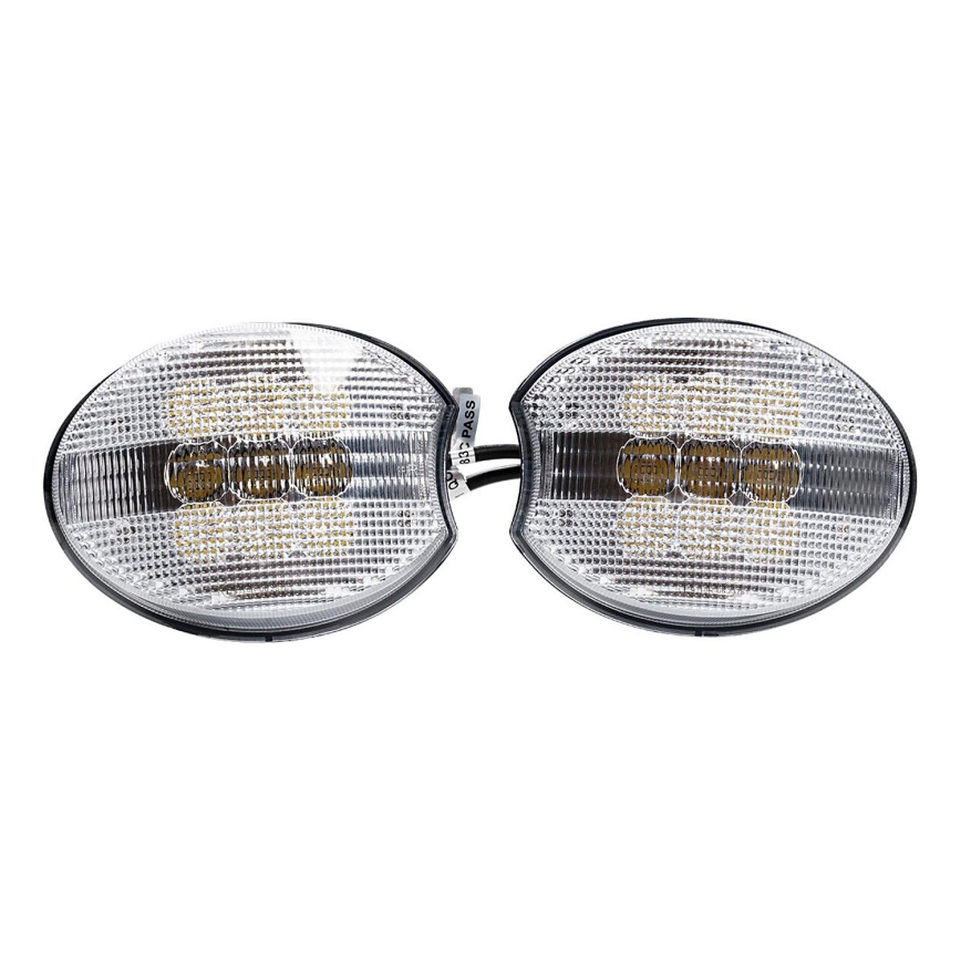 SET 2x LED Tractor spotlight JOHN DEER LED/45W/10-30V IP69 5700K