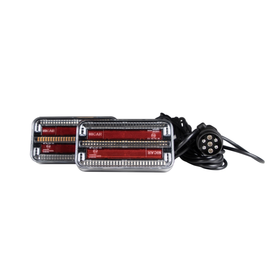 SET 2x LED Trailer light 12m cable LED/12-24V IP65