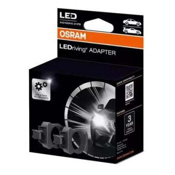 SET 2x LEDriving Adapter bulb socket - Osram
