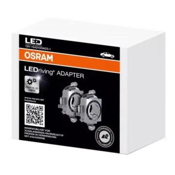SET 2x LEDriving Adapter H7 - Osram