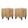 SET 2x Nightstand VAMOS 52x45 cm oak wotan