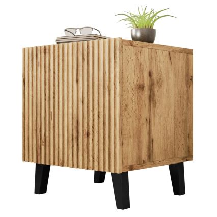 SET 2x Nightstand VAMOS 52x45 cm oak wotan