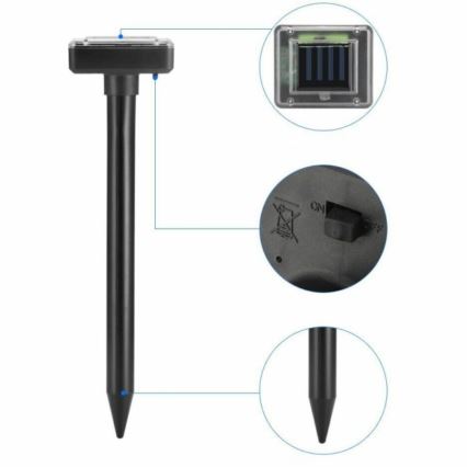 SET 2x Solar rodent repellent